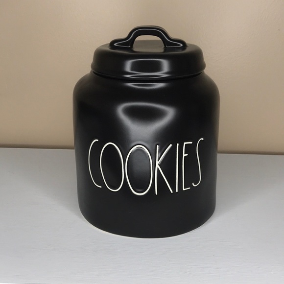 Rae Dunn Other - NWT Rae Dunn Black COOKIES Canister